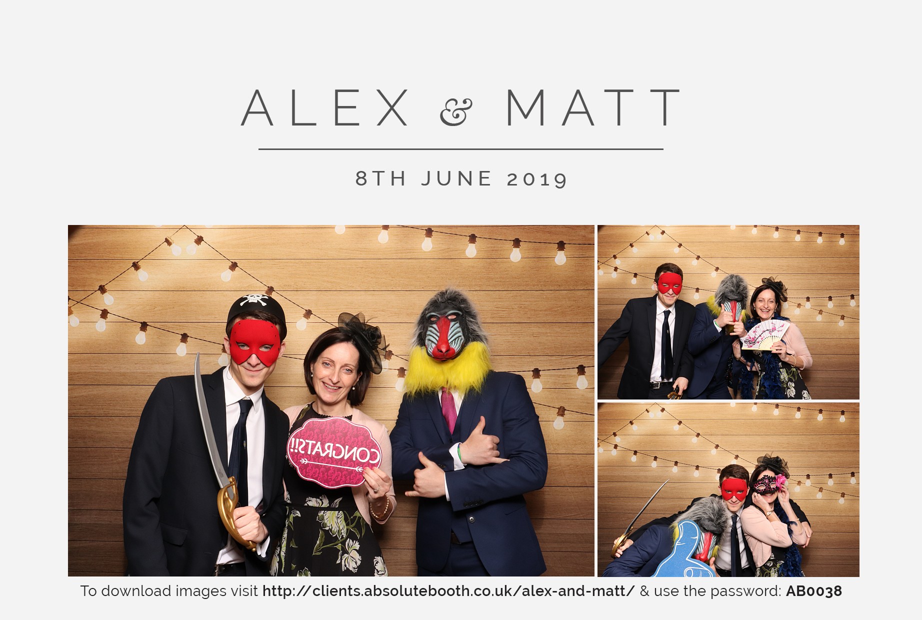Photo Booth Printout Design